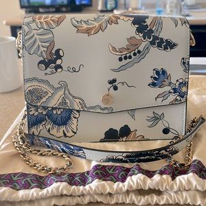 Tory Burch Robinson Floral Convertible Shoulder Purse
